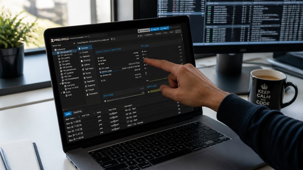 virtual machines on hypervisors
